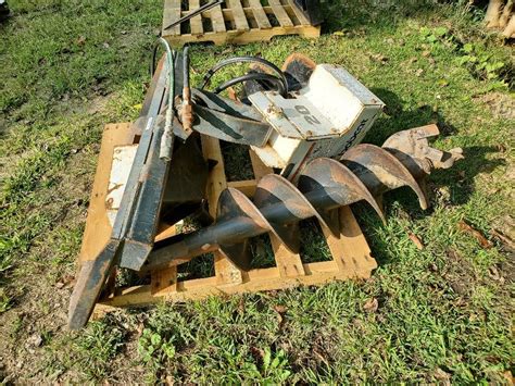 used auger for skid steer|used bobcat auger for sale.